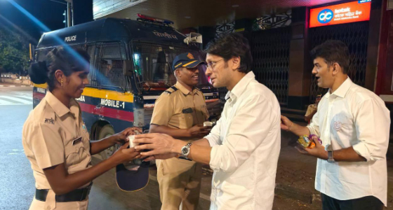 SDF Weekly Midnight Relief for Traffic Police Personnel